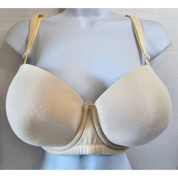 Cacique Smoothing Bra Full Coverage Adjustable Straps Beige 40DD - Picture 1 of 10
